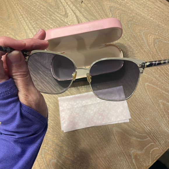 Kate Spade Black Cat-Eye Sunglasses - Picture 5 of 8